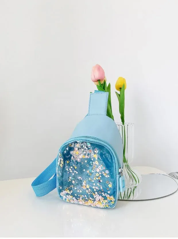 Bolso para niña color azul