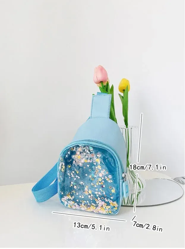 Bolso para niña color azul