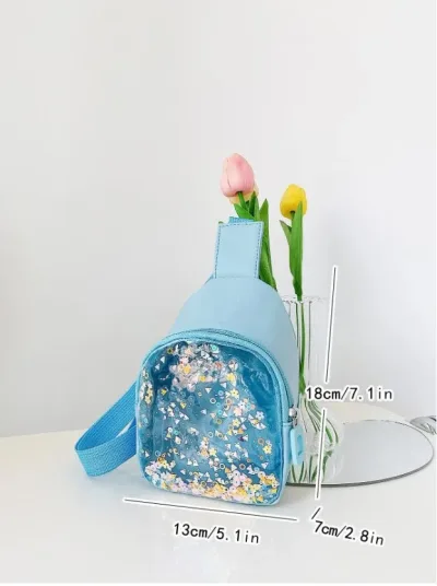 Bolso para niña color azul