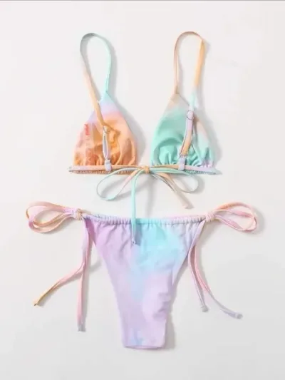 Vestido de baño para dama tonos pastel