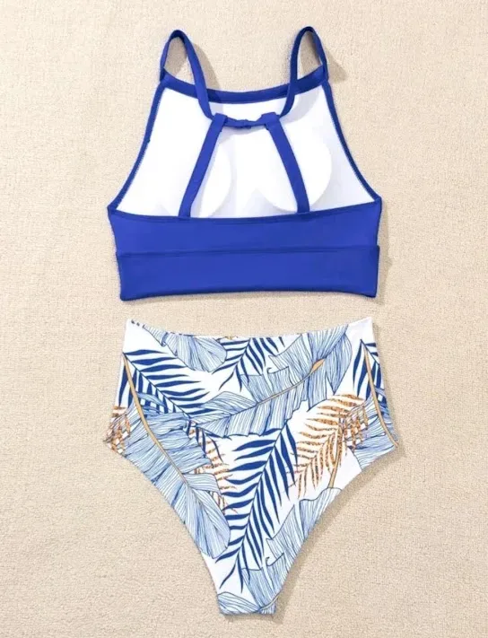 Vestido de baño para dama color azul