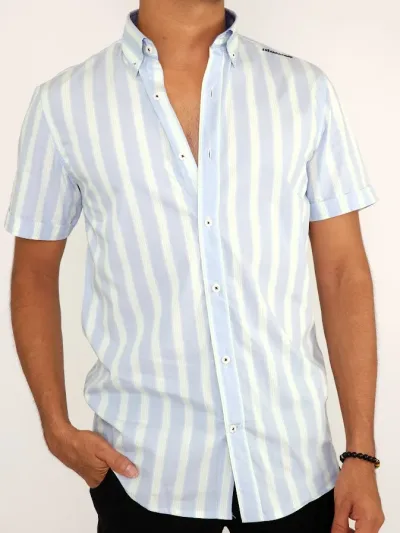 Camisa Hummer para caballero de rayas