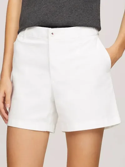 Short Tommy  Hilfiger para Dama blanco