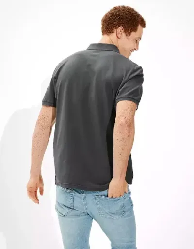 Camiseta American Eagle para caballero color negro