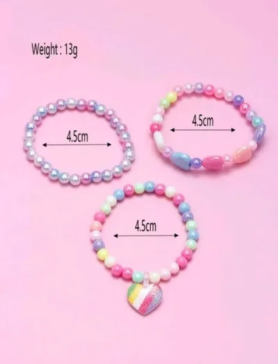 Pulsera para niña multicolor