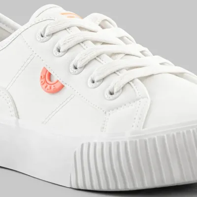 Tenis Coral para dama HARU ALL WHITE  color blanco