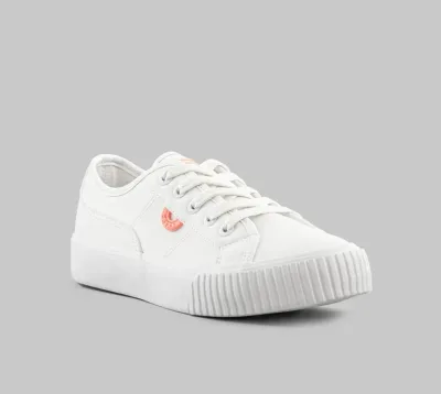Tenis Coral para dama HARU ALL WHITE  color blanco