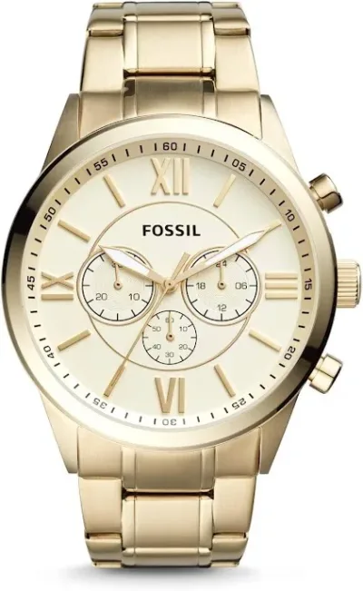 Reloj Fossil para caballero color dorado