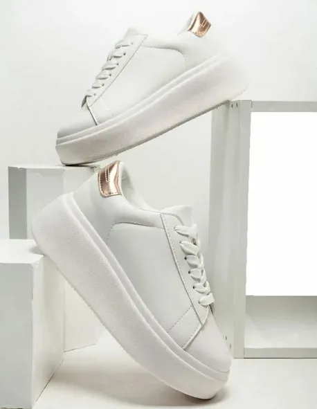 Zapatillas de skate para dama color blanco
