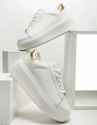 Zapatillas de skate para dama color blanco