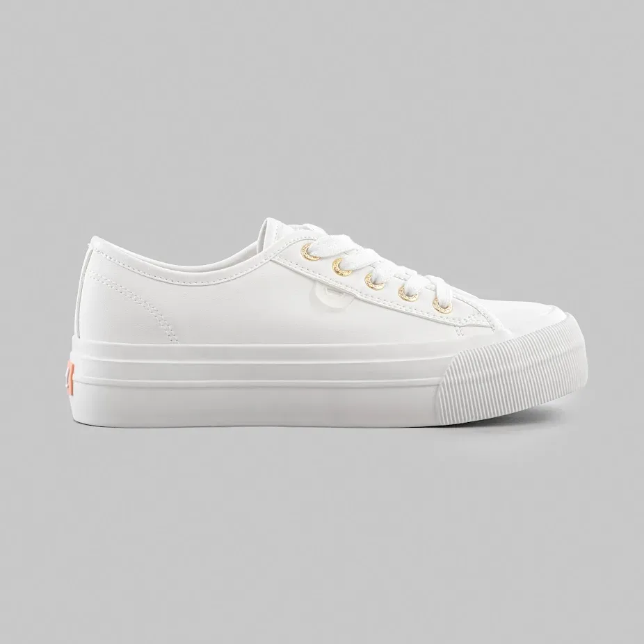 Tenis Coral para dama YARI WHITE color blanco