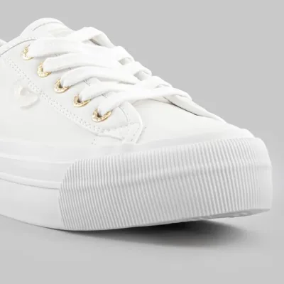Tenis Coral para dama YARI WHITE color blanco