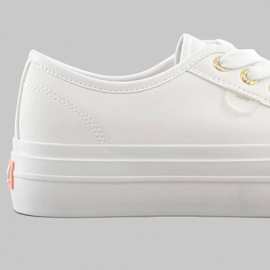 Tenis Coral para dama YARI WHITE color blanco
