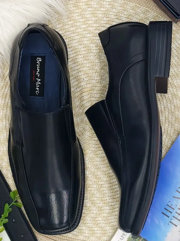 Mocasines para caballero color negro Bruno Marc