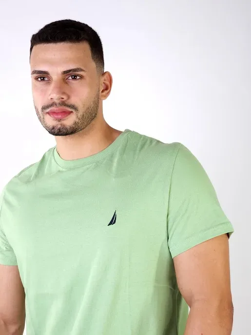 Camiseta Náutica para caballero color verde