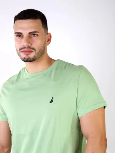 Camiseta Náutica para caballero color verde