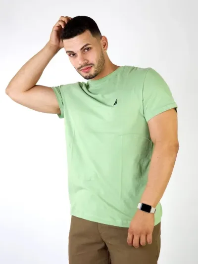 Camiseta Náutica para caballero color verde
