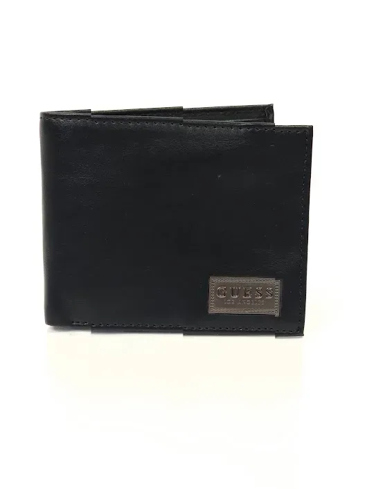 Billetera Guess  para caballero color negro