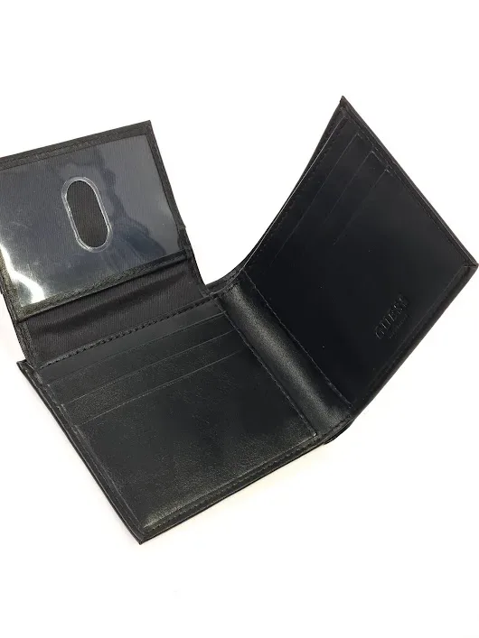 Billetera Guess  para caballero color negro