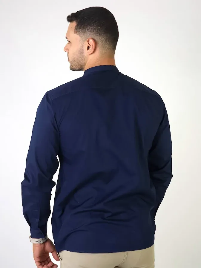 Camisa para caballero color azul