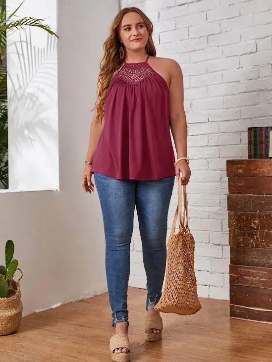 Blusa para dama color vino