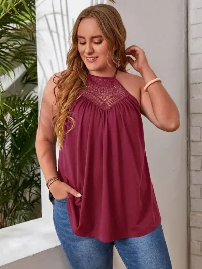 Blusa para dama color vino