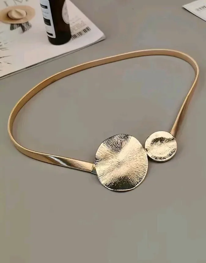 Cinturón para dama color dorado