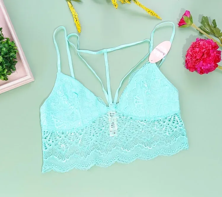 Bralette para dama color verde menta
