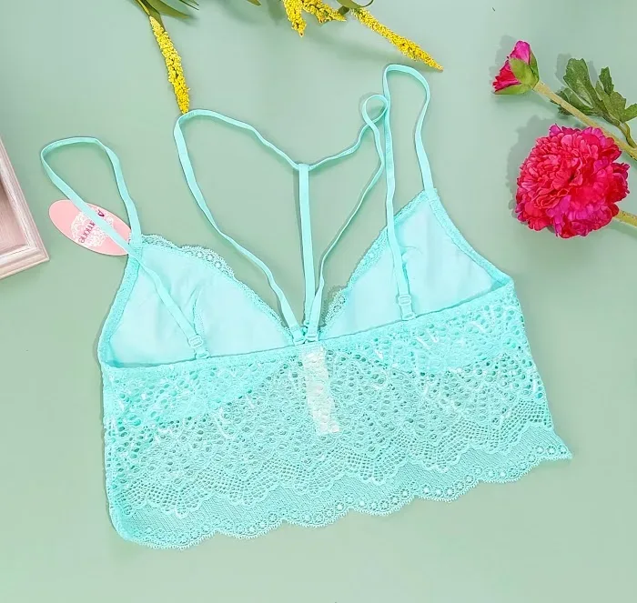 Bralette para dama color verde menta