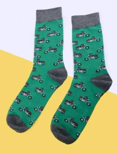 Calcetines para cabellero color verde