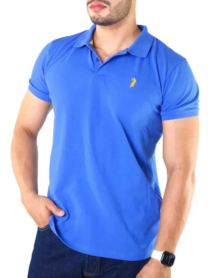 Camiseta Cambrige Polo Club para Caballero color Celeste