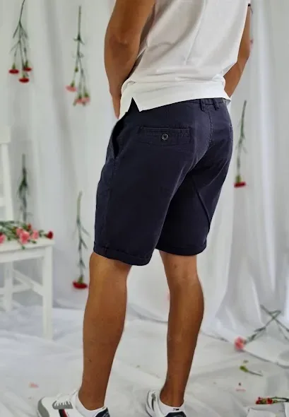 Short Indigo para caballero color azul