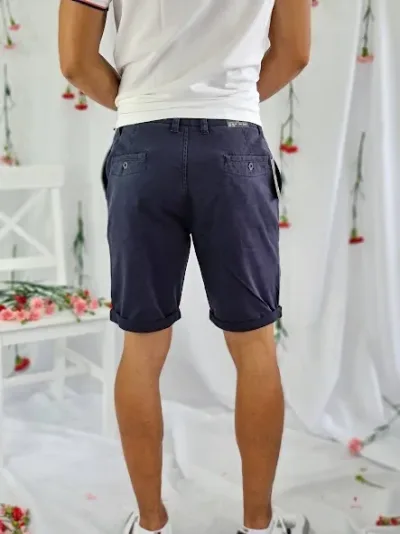 Short Indigo para caballero color azul