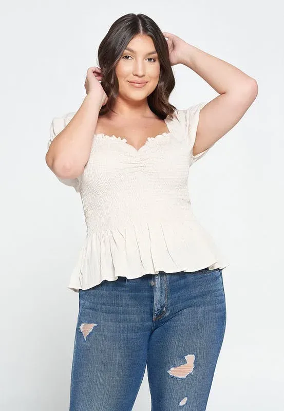 Blusa para dama color beige