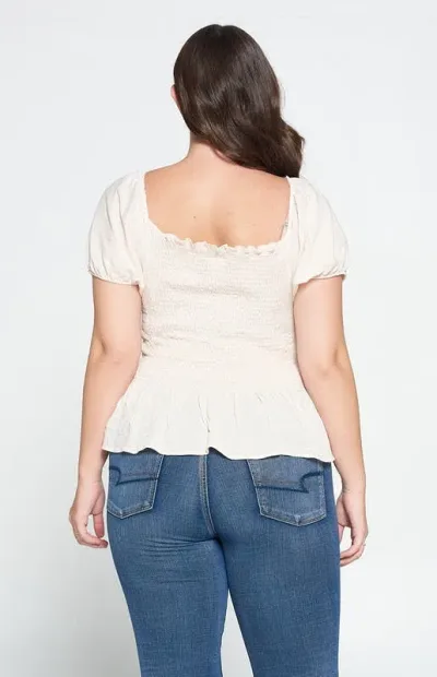 Blusa para dama color beige