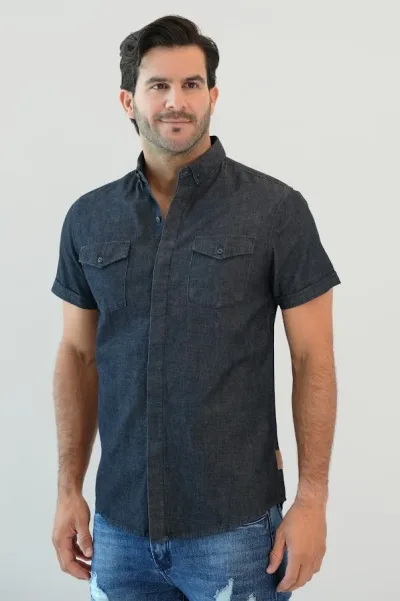 Camisa Hummer para caballero azul