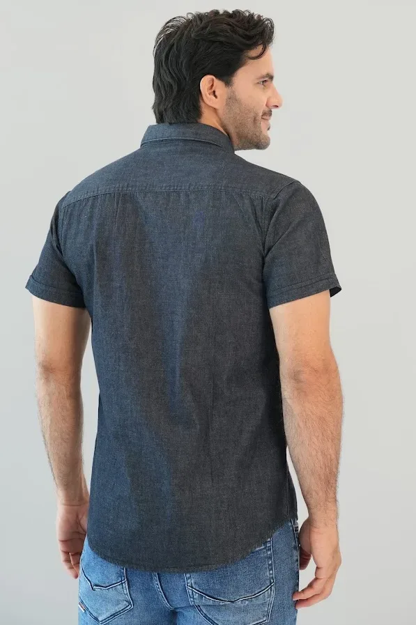 Camisa Hummer para caballero azul