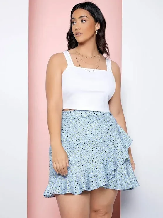 Conjunto para dama color blanco y celeste