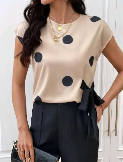 Blusa para dama color caqui