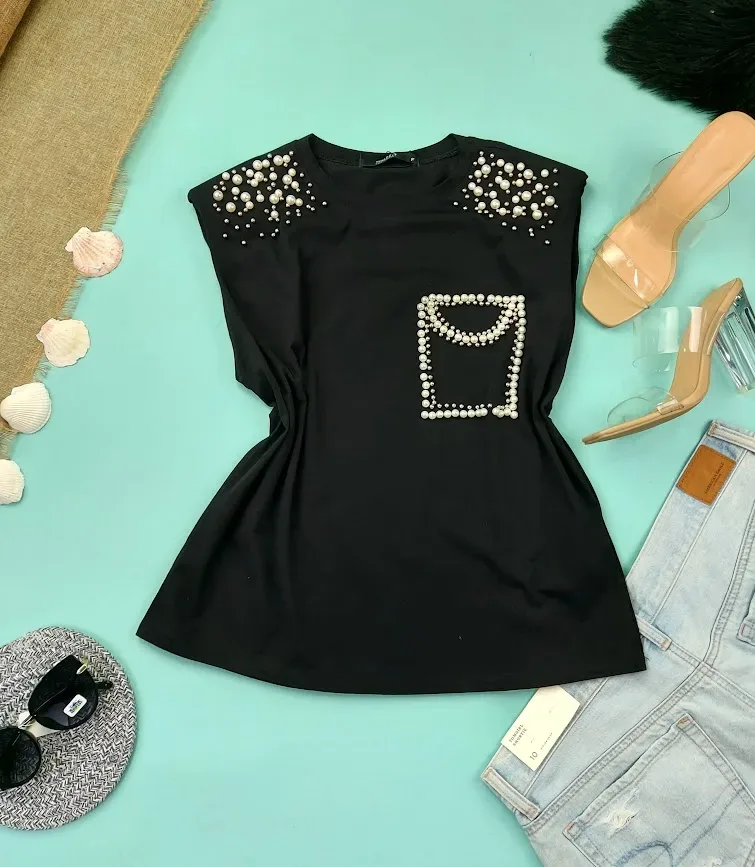Blusa para dama color negro