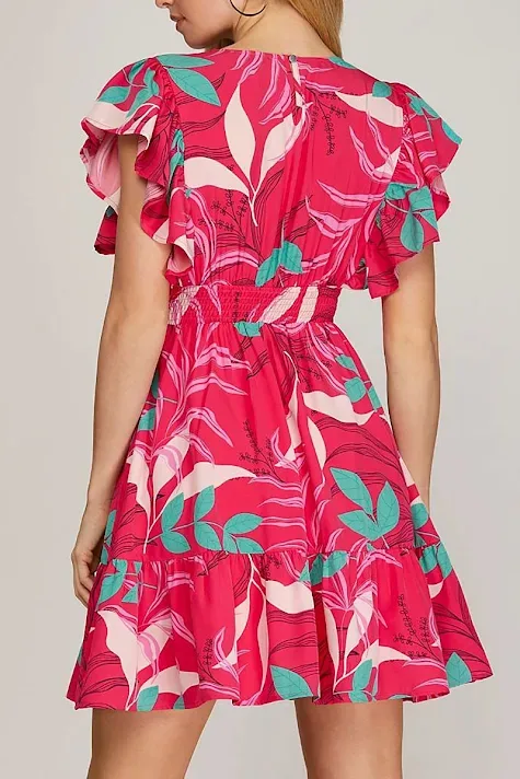 Vestido Sheandsky para dama diseño floral SY6950