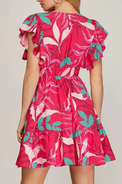Vestido Sheandsky para dama diseño floral SY6950