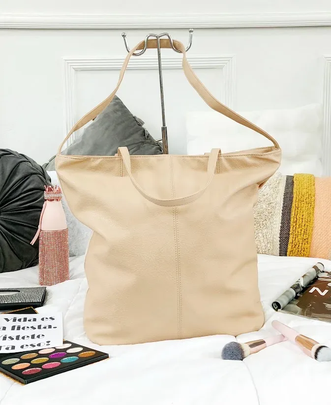 Bolso de hombro LONDON FOG para dama color beige