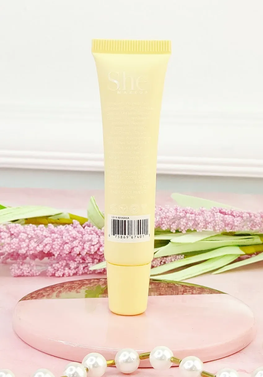 Balsamo labial hidratante SHE sabor banano
