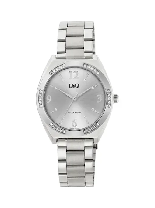 Reloj Q&Q para dama Q89B-001PY COLOR PLATEADO
