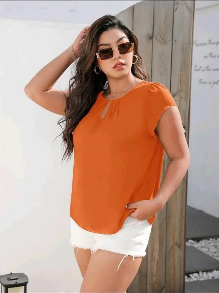 Blusa para dama color narajanja