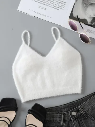 Crop Top para dama color blanco