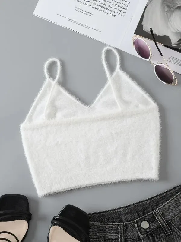 Crop Top para dama color blanco