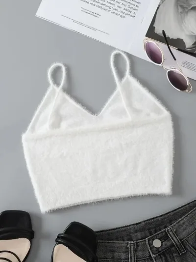 Crop Top para dama color blanco