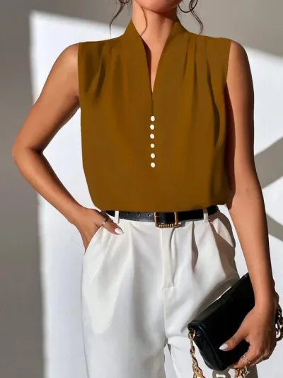Blusa para dama sin mangas